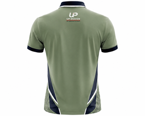 เสื้อโปโลผู้ชายแบบแห้งเร็ว ผลิตจากโพลีเอสเตอร์ แขนสั้น สำหรับกอล์ฟ กีฬา ชุดทีม  รับทำโลโก้ตามสั่ง  OEM ODM ขายส่ง - Product Image 2