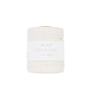 Cordon en coton Ilan 4 mm blanc 250 g pour la fabrication d'attrape-rêves - Product Image 1