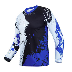 Jersey de Motocross Personalizado para Jóvenes, Sublimado, Transpirable, Deportivo, de Manga Larga para Motociclismo y Ciclismo de Montaña - Product Image 1
