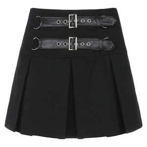 Falda de Cuero Genuino de Alta Calidad para Mujer, Precios al por Mayor, Mini, Transpirable, Brillante - Product Image 6