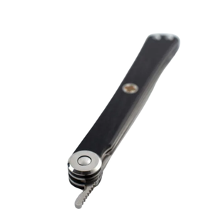 Navaja Plegable Higo Nokami de Acero Inoxidable con Hoja Afilada y Mango de Madera Negra para Uso Diario y Actividades al Aire Libre - Product Image 3