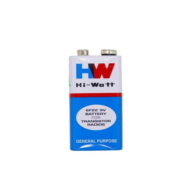 OEM Factory Price HW Brand 6F22 9V 006P Dry Battery Carbon Zinc Battery Heavy Duty for Industrial Use