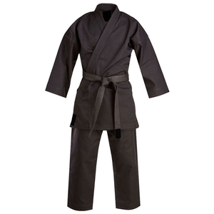 Uniforme de Artes Marciales para Hombre, Karate Gi Negro, 100% Algodón, Duradero, Corte Regular, para Adultos - Product Image 2
