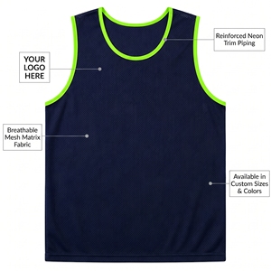 OEM Custom Logo Sports Mesh <b>Training</b> Vest Breathable Team Scrimmage Jerseys Soccer Practice Pinnies Bulk Sports <b>Bibs</b> - Product Image 5