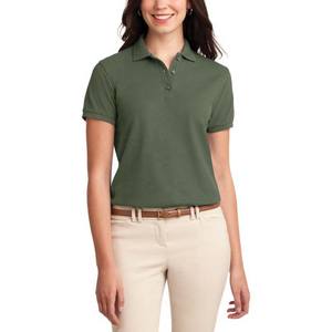 Polo uni personnalisé avec logo brodé pour femme 2026, 100 % coton respirant, polos de golf vierges à manches courtes, toutes tailles - Product Image 3