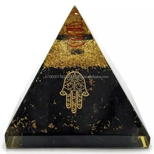 Tourmaline noire orgonite cristaux puce énergie de guérison pierre orgonite orgonite énergie guérison pyramide pour la méditation - Product Image 5
