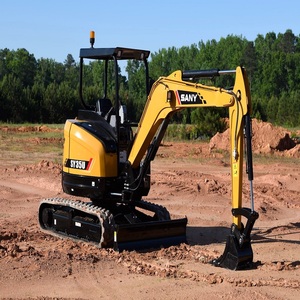 Snay Mini Excavator 36KW Power Forestry Work Mulching <b>Tree</b> <b>Cutting</b> Crawler Digger <b>Machine</b> Engine Gearbox 1 Year Warranty - Product Image 4