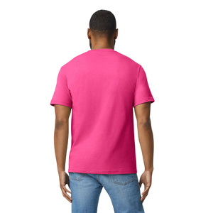 Camiseta de Manga Corta con Cuello Redondo de Jersey de Algodón para Hombre, Informal, Suave, Transpirable, Corte Regular de Verano, Logotipo Frontal, Color Sólido - Product Image 2
