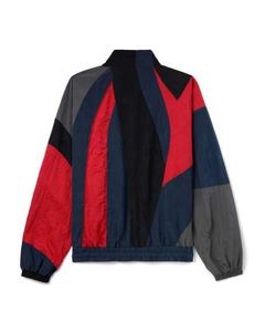 Chaqueta cortavientos de nailon de bloque de Color informal para exteriores de alta calidad chaqueta a prueba de viento transpirable de Color de retazos de calle de talla grande - Product Image 2