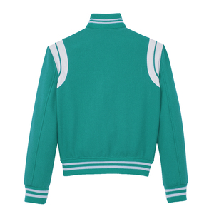 High Quality Bulk Unisex Varsity Jacket Wool <b>Blend</b> Letterman Bomber Custom Logo Embroidery Streetwear OEM ODM Supply Waterproof - Product Image 5