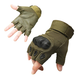 Guantes Tácticos de Cuero con Pantalla Táctil, Resistentes a Cortes, Resistentes a Pinchazos, para Entrenamiento, Patrulla y Búsqueda - Product Image 5