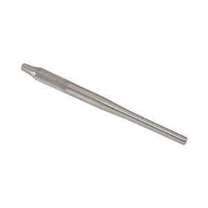 Miroir dentaire en acier inoxydable 16 cm, argenté, avec poignée moletée, instrument chirurgical manuel de classe I - Product Image 4