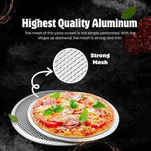 Grille de cuisson en aluminium multi-tailles pour restaurant commercial, de 6 à 18 pouces de diamètre, pour pizzas, vente en gros, commande en gros - Product Image 2