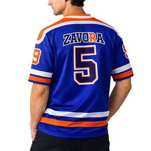 Camiseta de Fútbol Americano de Manga Corta de Malla de Primera Calidad para Hombre, Uniforme de Equipo Transpirable, Nombre y Número Personalizados, Camisetas Deportivas al por Mayor - Product Image 6