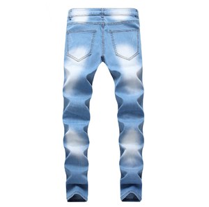 Jeans de Mezclilla para Hombre de Alta Calidad, 100% Algodón, Corte Regular, Estilo Urbano, Precio de Venta, Pantalones Vaqueros para Hombre - Product Image 1
