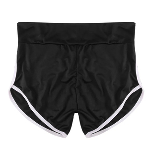 Shorts chauds à taille élastique, mi-haute, pour yoga, gym, entraînement décontracté et course à pied, respirants, méthode de tissage non tissé - Product Image 3