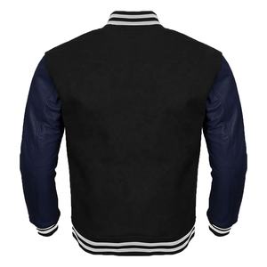 2025 Vintage cuir Bomber veste hommes de haute qualité brodé Logo personnalisé Baseball Letterman Style capuche unisexe vêtements d'hiver - Product Image 6