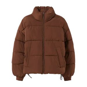 Chaquetas Acolchadas de Alta Calidad, Cortavientos, Chaqueta de Invierno para Hombre, Chaqueta Acolchada Marrón Teñida, Chaqueta Acolchada Cálida con Tela Premium y Cuello Alto - Product Image 1