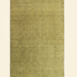 Tapis noué à la main vert Olive Meadow, tapis texturé uni minimaliste pour salon, chambre et intérieurs d'hôtel - Product Image 1