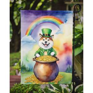 Akita St Patrick's <b>Day</b> <b>Garden</b> Flag Multicolor Decorative Yard Flag Banner for Patio Artwork for Flower <b>Beds</b> and Mailbox Decor - Product Image 3
