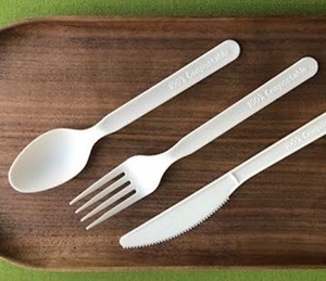 Eco Friendly Compostable Paper Spoon for Festival Event and Food Stall 155mm Paper Spoon for Yogurt Smoothie Bowl and Desserts - Product Image 3