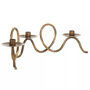 Support de bougie candélabre en aluminium Warm Presence, 10,6 pouces, durable, fait main, écologique, décoration intérieure, activités religieuses - Product Image 5