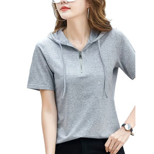 เสื้อฮู้ดผู้หญิงสำหรับฤดูร้อน รุ่น Solid Trader Ultimate Comfort น้ำหนักเบา ระบายอากาศได้ดี ดีไซน์เรียบหรู สีพื้น ใส่ได้ทุกวัน ไอเทมสำคัญ - Product Image 3