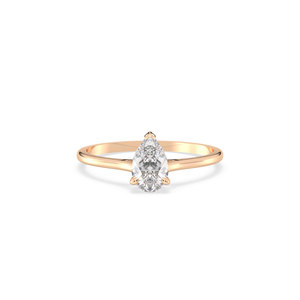 REYES Best Selling <b>925</b> Sterling <b>Silver</b> GRA Certified Pear Cut 0.78 Carat Moissanite Wedding Promise <b>Ring</b> Fine Jewelry For Women - Product Image 2