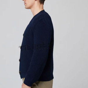 Stylish Button Front <b>Men</b> <b>Cardigans</b> With Soft Cotton Blend Fabric For Modern Everyday Wear <b>Men</b> <b>Cardigans</b> - Product Image 3