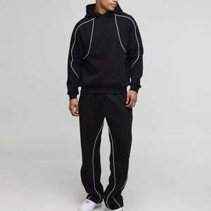 Chándal de hombre a rayas de marca, diseño personalizado bajo demanda, clásico para gimnasio, entrenamiento y running, cortavientos, ropa deportiva. - Product Image 1