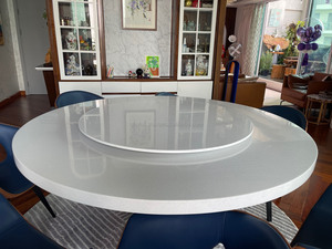 Table à manger extensible, plateau en pierre artificielle, fabriquée au Vietnam - Product Image 3