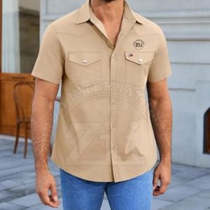 เสื้อป้องกันการกระเด็นของโลหะหลอมร้อน FR เสื้อผ้าทนไฟ 6 ออนซ์ เสื้อผ้าริปสตอปทนไฟสำหรับฤดูร้อน ผลิตในประเทศจีน - Product Image 2