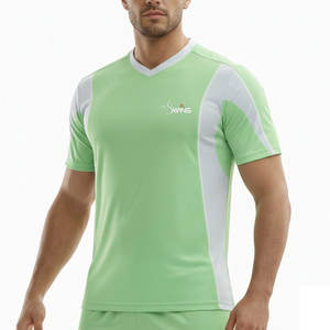 Maillot de football respirant à manches courtes, grande taille, avec logo personnalisé, de haute qualité, à prix bas - Product Image 1