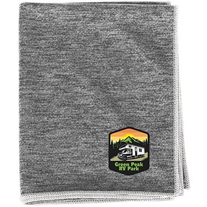 Toalla Deportiva de Microfibra de Secado Rápido, Color Verde Sólido, Absorbente, para el Cuello, con Técnica de Sublimación, Impresión Personalizada, para Hombre - Product Image 6