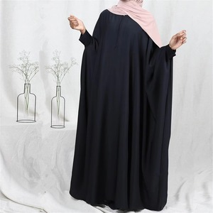 Abaya Khimar beige camel coupe ample avec hijab drapé sans couture, grande taille, couverture modeste complète pour la prière et la maison - Product Image 5