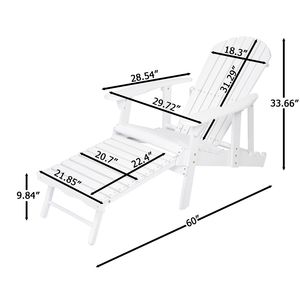 Pour chaise Malibu Adirondack - Product Image 5