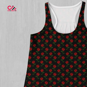 New Arrival Women's Casual Gym Singlets Comfortable Customized Colors Flexible Tank Embroidery Breathable Quick Dry <b>Stretch</b> - Product Image 6