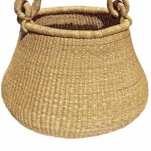 Seagrass <b>basket</b> with handle Handmade <b>Storage</b> <b>Basket</b> Wholesale eco-friendly Made in Vietnam - Product Image 4
