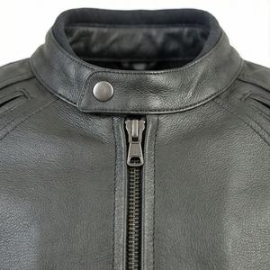 Chaquetas de Motociclista de Cuero para Hombre y Mujer, Resistentes al Viento, para Invierno, Manga Larga, para Carreras, Uso en Exteriores, Color Personalizado - Product Image 4