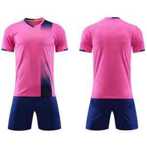 Ensemble de maillots de football pour hommes, col en V, manches courtes, dégradé orange marine, respirant, coupe athlétique, toutes saisons, 100% polyester - Product Image 5