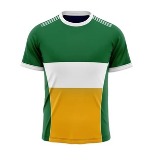 Camiseta de Entrenamiento de Fútbol Gaélico en Oferta, Uniforme de Jugador de Hurling con Estampado Sublimado, Camisetas GGA de Tela Tejida Larga, Unisex - Product Image 3