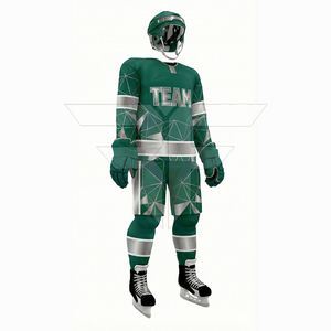 Conjunto de Uniforme Profesional para Equipo de Hockey sobre Hielo, Tela Resistente, Jersey y Pantalones Cómodos, Equipo Ligero y Transpirable - Product Image 3
