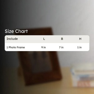 Wooden Photo <b>Frame</b> Rectangular Tabletop Classic Durable Horizontal Decor - Product Image 6