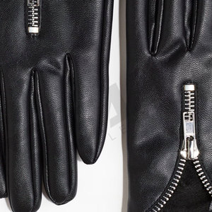 Gants en cuir pour homme d'hiver avec doublure en soie, compatibles avec les écrans tactiles, design décontracté et tendance - SALVA LEATHER - Product Image 3