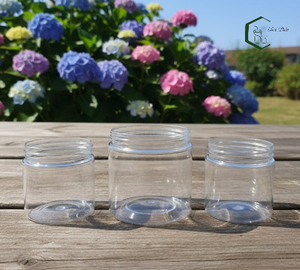 Botellas de PET para Alimentos de Alta Calidad con Impresión Serigráfica, Tinh Dieu Vietnam, 85 mm de Diámetro, Boca Ancha, Tapa de Rosca para Snacks, Dulces y Pasteles - Product Image 1