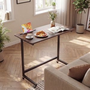 Tavolino Laterale Mobile con Ruote per Soggiorno, Arredamento Pratico con Rotelle - Product Image 4