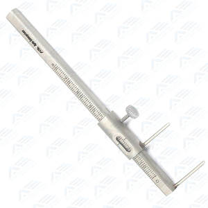 Nouvel instrument dentaire : Calibre dentaire en acier inoxydable pour chirurgie buccale, règle et calibre Boley pour couronnes - Product Image 4