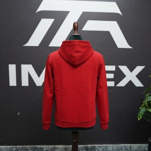 Dark Side Flock Print <b>Hoodie</b> <b>Red</b> Full Sleeve Zipper Front Pocket Streetwear Unisex Adult Autumn Cotton Midweight Regular Fit - Product Image 3