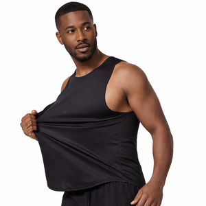 Camiseta Deportiva sin Mangas para Hombre |   Chaleco Deportivo Sin Mangas de Secado Rápido 100% Poliéster |   Entrenamiento de Baloncesto, Running y Fitness - Product Image 1