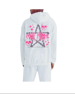 Ensemble de vêtements de sport d'hiver décontractés pour hommes personnalisés par OEM joggers à capuche respirants vêtements de sport grande taille 2 pièces décontracté course à pied écologique - Product Image 2